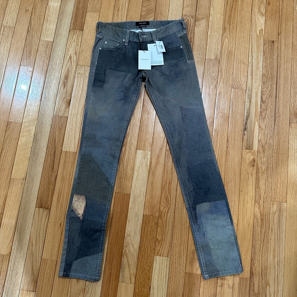 Isabel Marant Studded Pocket Grey Jeans (NWT)